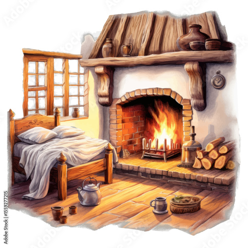 fireplace
