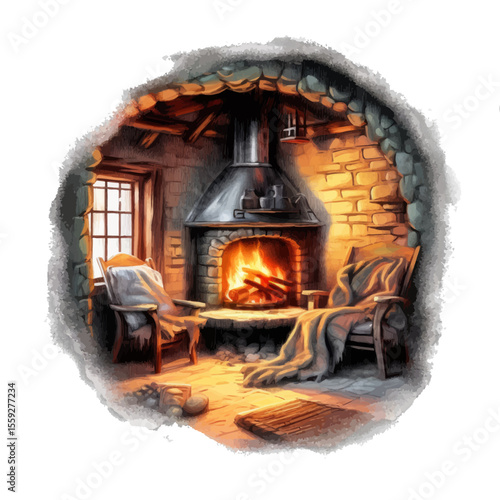fireplace
