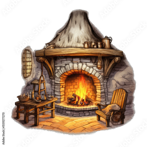 fireplace
