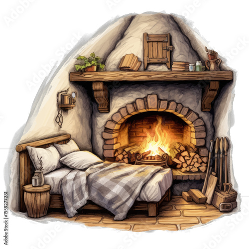 fireplace