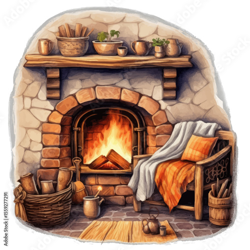 fireplace