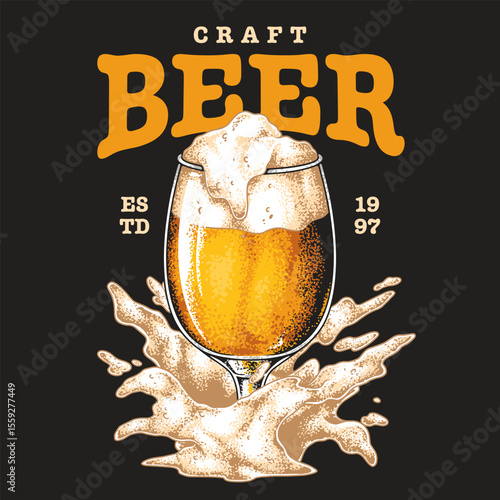 Enjoying craft beer at a local brewery event