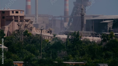Wallpaper Mural metallurgical plant and cement plant Torontodigital.ca