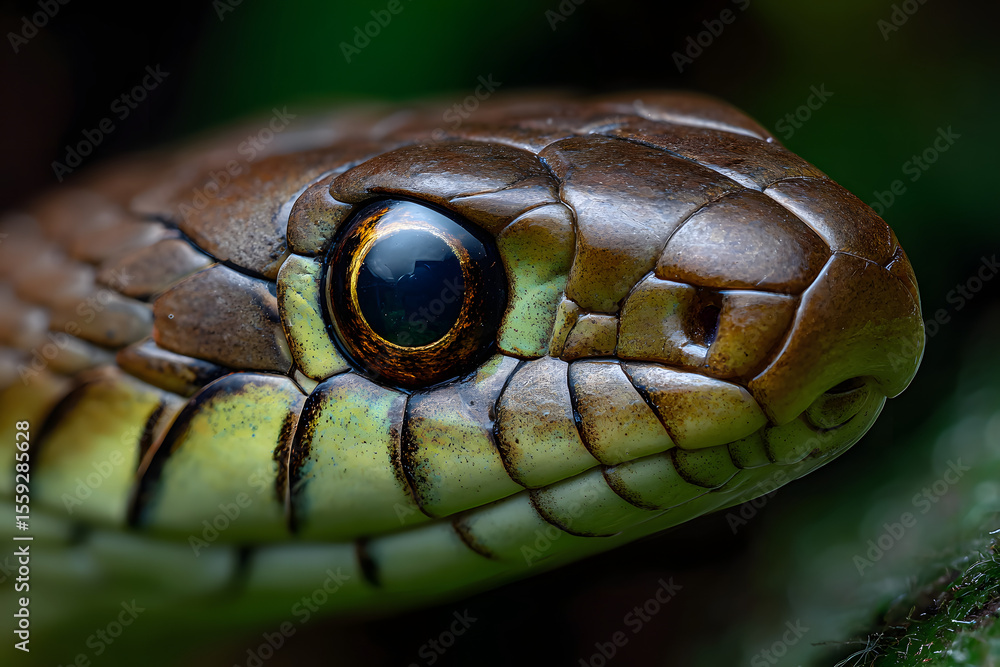 grass snake close-up grass snake close-up
