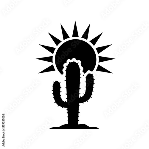 Cactus in the sun symbolizing extreme heat and drought