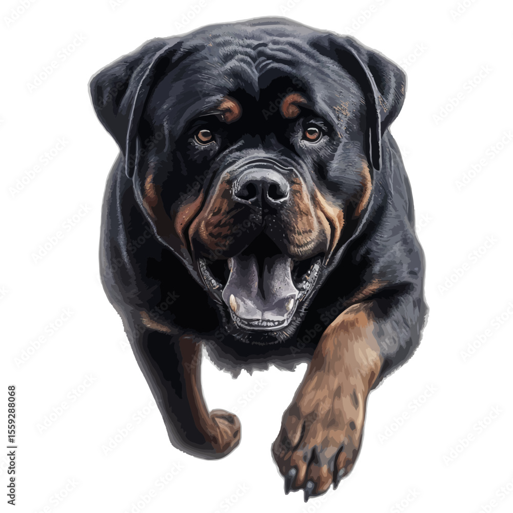 Obraz premium rottweiler