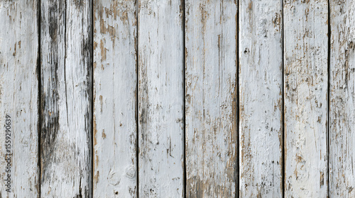 Rustic Vertical White Wood Paneling