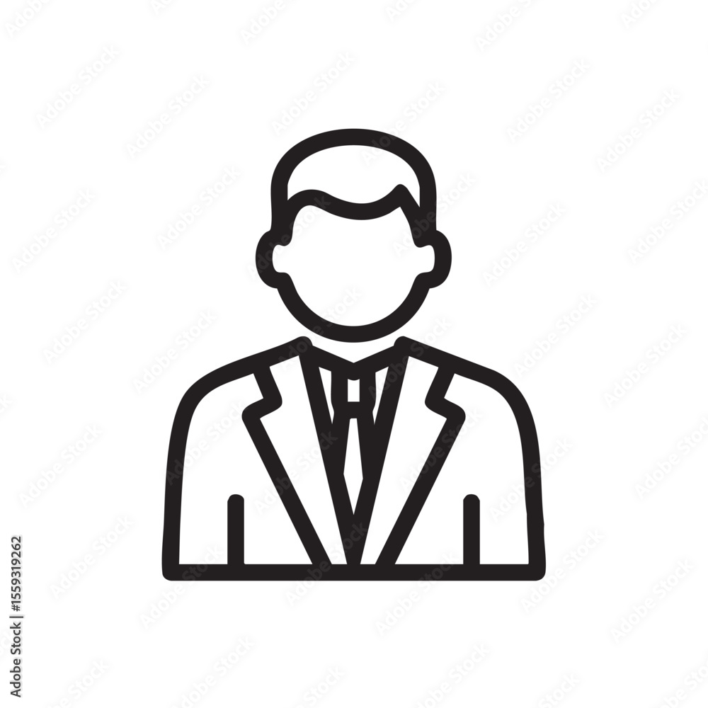 Obraz premium Business professional icon for corporate and branding purposes