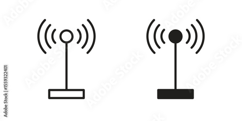 Antenna icon vector, Symbol, logo illustrations