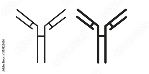 Antibody icon vector, Symbol, logo illustrations