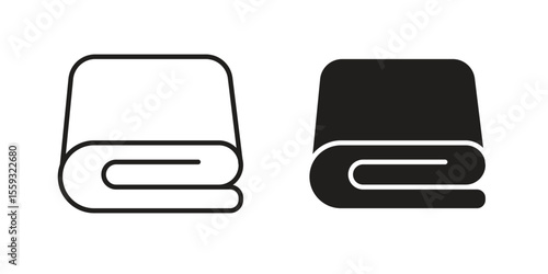 blanket icon pack. Flat Vector Icon Design Element.