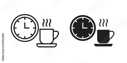 Break icon pack. Flat Vector Icon Design Element.