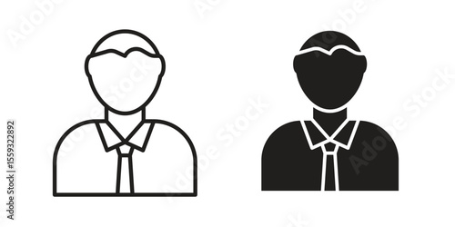Businessman icon pack. Flat Vector Icon Design Element.