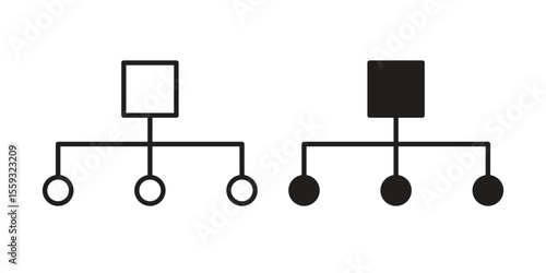 classification icon pack. Flat Vector Icon Design Element.