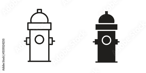 Fire hydrant icon vector, Symbol, logo illustrations
