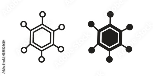 Hub icon pack. Flat Vector Icon Design Element.