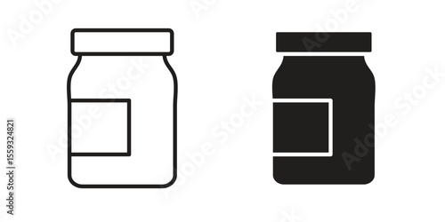 Jar icon vector, Symbol, logo illustrations