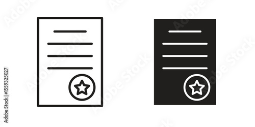 License icon vector, Symbol, logo illustrations