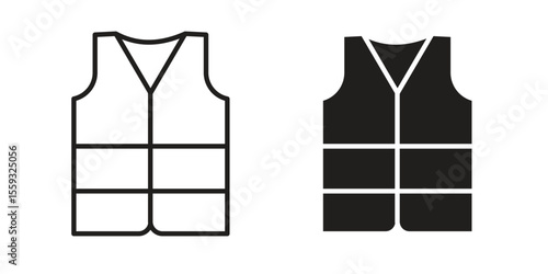 Lifejacket icon pack. Flat Vector Icon Design Element.