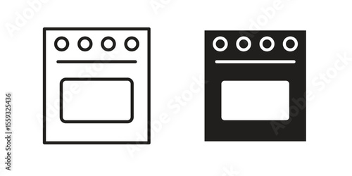 Oven icon vector, Symbol, logo illustrations