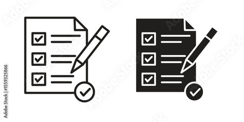 Requirements icon pack. Flat Vector Icon Design Element.