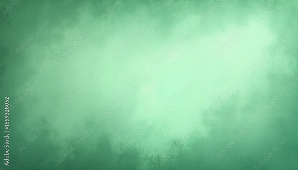 Obraz premium Green chalkboard background with soft gradient for creative backgrounds and presentations, copy space