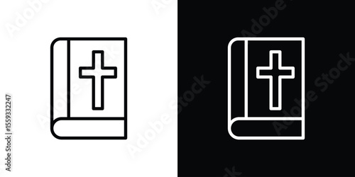 Bible icon vector, Symbol, logo illustrations