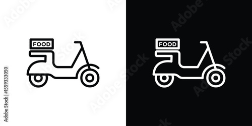 Food delivery icon vector, Symbol, logo illustrations