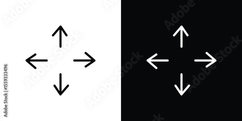 Large capacity icon in trendy stroke thin linear style.