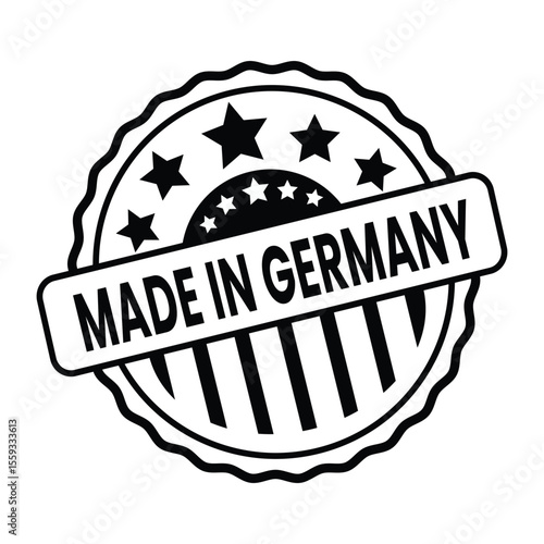 made in Germany stamp, Germany origin label, made in Germany badge, German quality stamp, made in Germany seal