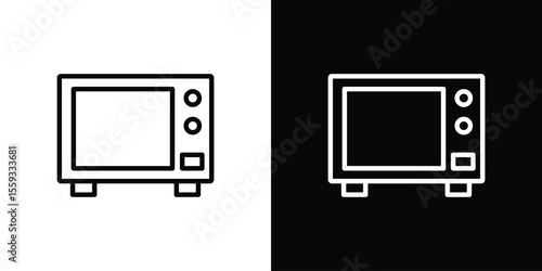 Microwave icon vector, Symbol, logo illustrations