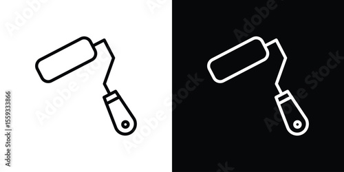 Paint roller icon vector, Symbol, logo illustrations
