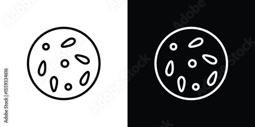 Thalassaemia icon in trendy stroke thin linear style.