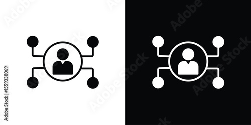 Affiliate marketing icon vector, Symbol, logo illustrations