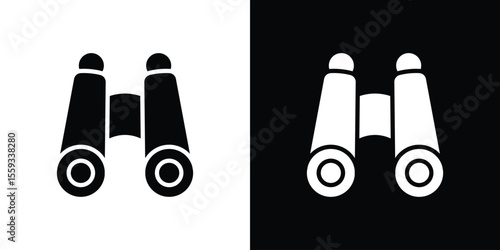 Binoculars icon vector, Symbol, logo illustrations