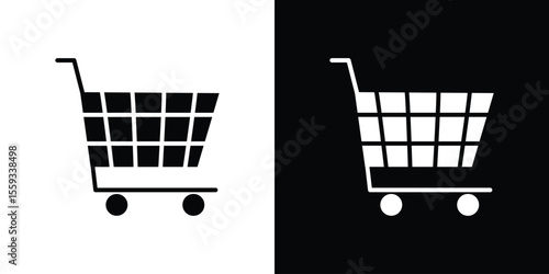 Cart icon vector, Symbol, logo illustrations