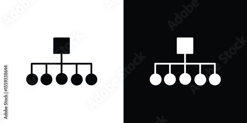 classification icon in trendy stroke thin linear style.