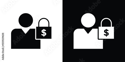 Guarantor icon in trendy stroke thin linear style.