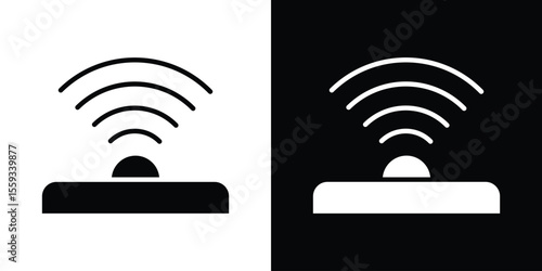 Infrared icon in trendy stroke thin linear style.