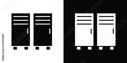 Locker icon vector, Symbol, logo illustrations
