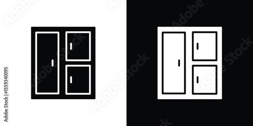 Lockers icon vector, Symbol, logo illustrations