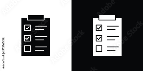 Quota icon in trendy stroke thin linear style.