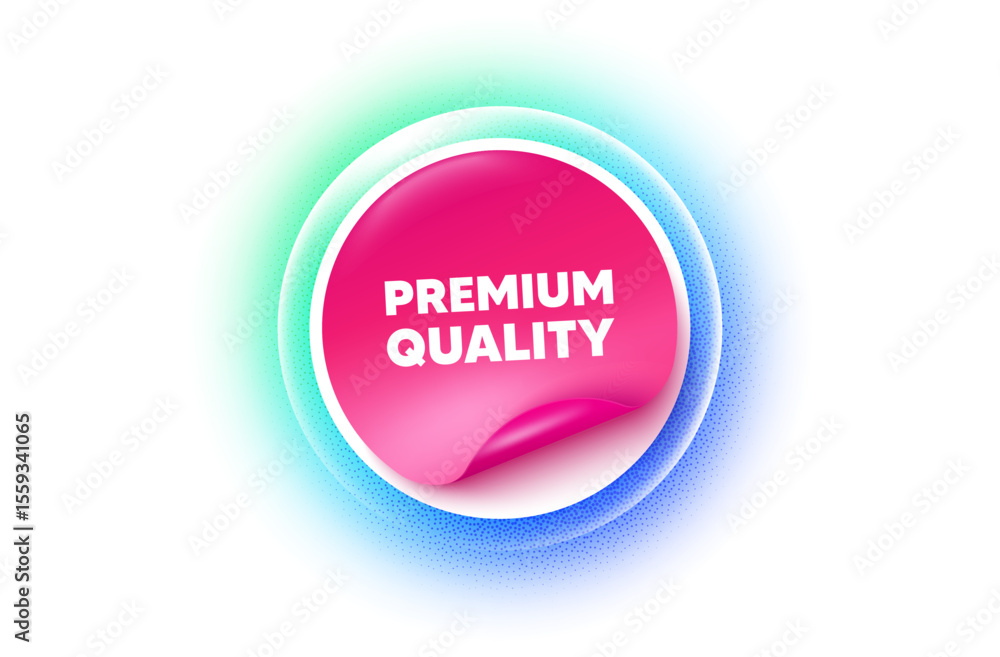 Premium quality sticker blue gradient. Paper offer price tag. Premium quality tag. High product sign. Top offer symbol. Sticker label. Grain dots effect. Vector Premium quality sticker blue gradient. Paper offer price tag. Premium quality tag. High product sign. Top offer symbol. Sticker label. Grain dots effect. Vector