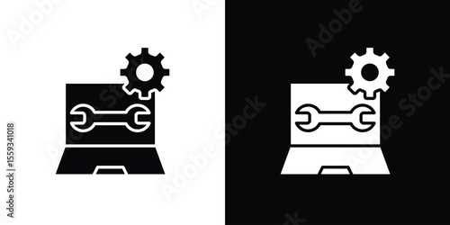 Software Engineering icon in trendy stroke thin linear style.