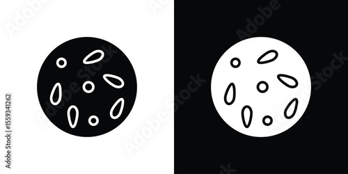 Thalassaemia icon in trendy stroke thin linear style.