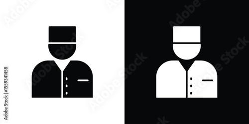 Valet icon in trendy stroke thin linear style.