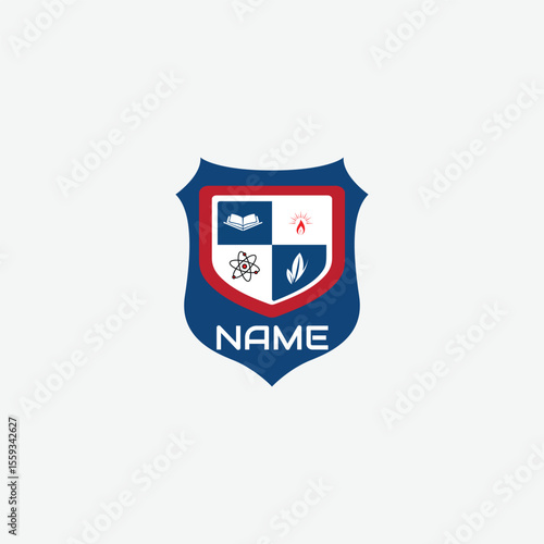 3810 educational logo school college university learning institute book academy organization