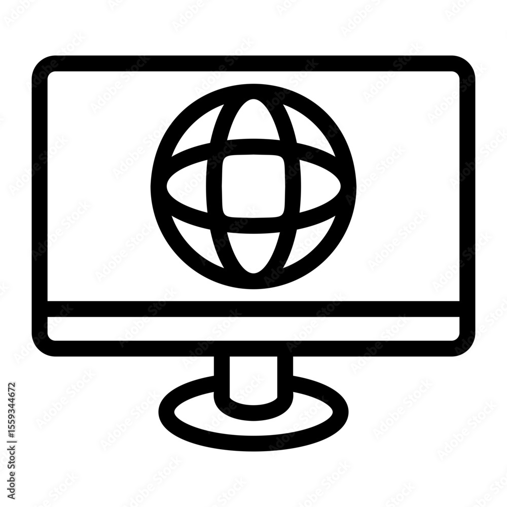 website line icon website line icon