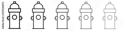 Fire hydrant icon vector, Symbol, logo illustrations