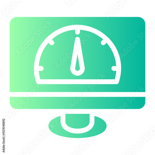 speed test gradient icon